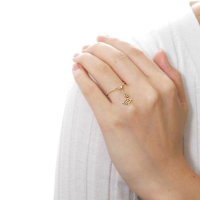 イエローゴールドリング