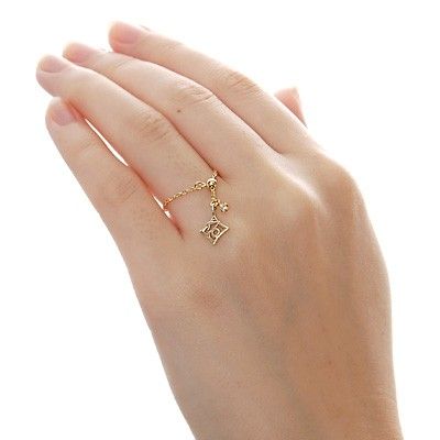 イエローゴールドリング