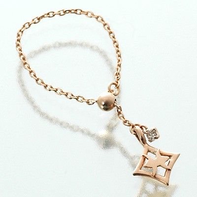 ピンクゴールドリング