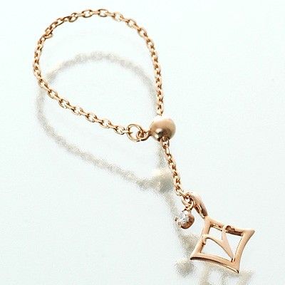 ピンクゴールドリング