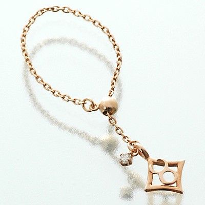 ピンクゴールドリング