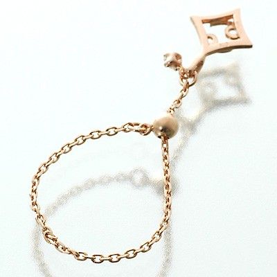 ピンクゴールドリング