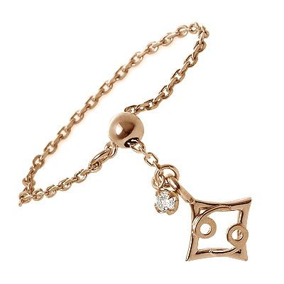 me. ピンクゴールドリング