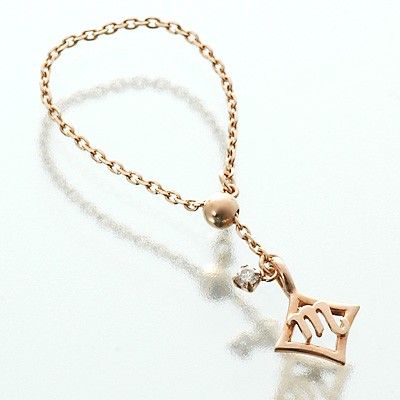 ピンクゴールドリング