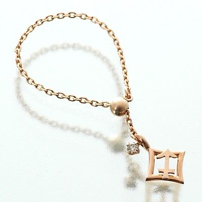 ピンクゴールドリング