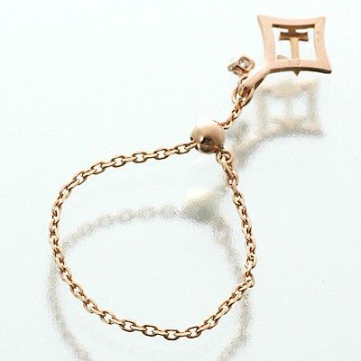 ピンクゴールドリング