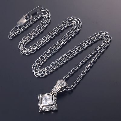 シルバーネックレス