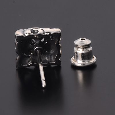 シルバースタッドピアス(片耳用)