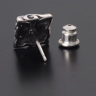 シルバースタッドピアス(片耳用)