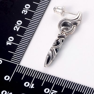 シルバースタッドピアス(片耳用)