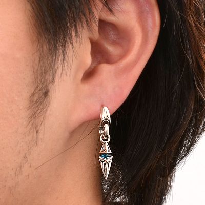 シルバースタッドピアス(片耳用)