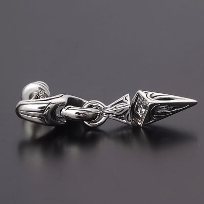 シルバースタッドピアス(片耳用)