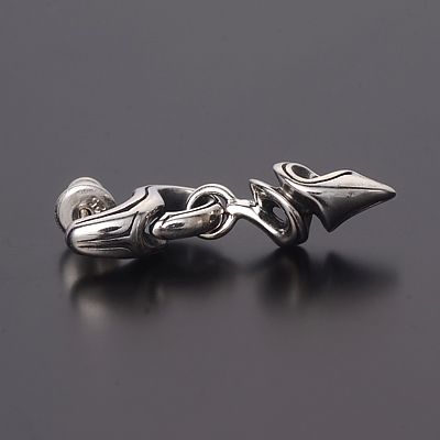 シルバースタッドピアス(片耳用)