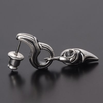 シルバースタッドピアス(片耳用)