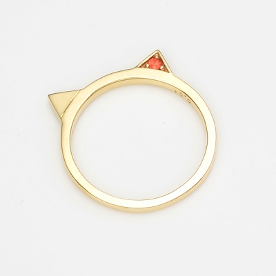 イエローゴールドピンキーリング