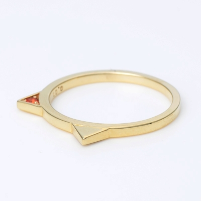 イエローゴールドピンキーリング