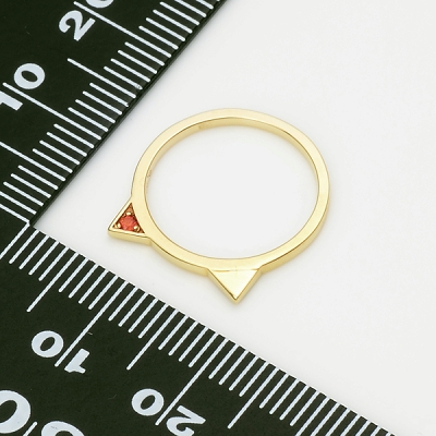 イエローゴールドピンキーリング