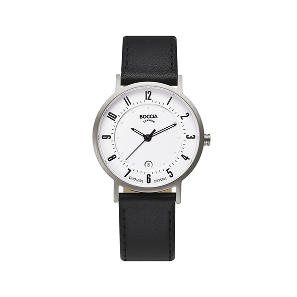 BOCCIA TITANIUM レザーウォッチ