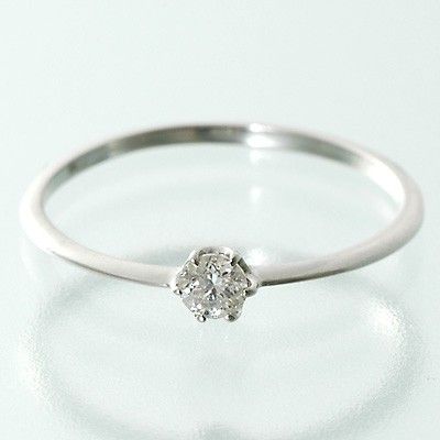 ホワイトゴールドリング