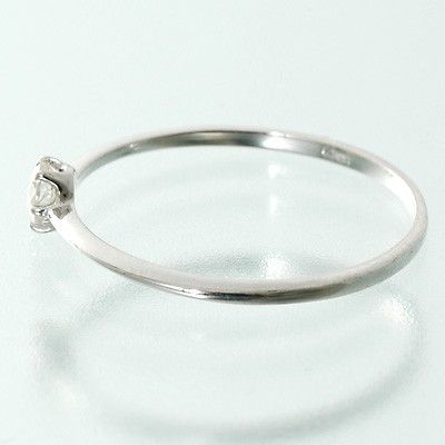 ホワイトゴールドリング