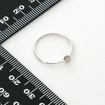 ホワイトゴールドリング