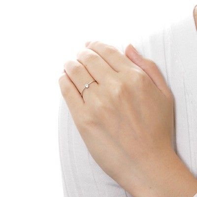 ホワイトゴールドリング