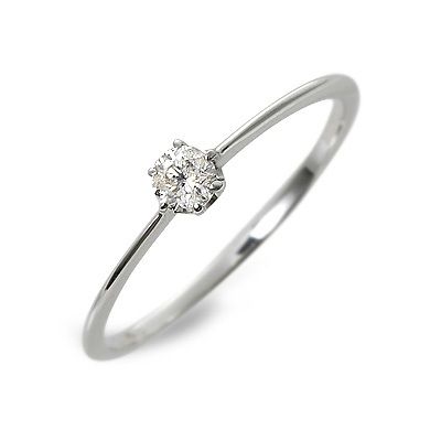 me. ホワイトゴールドリング