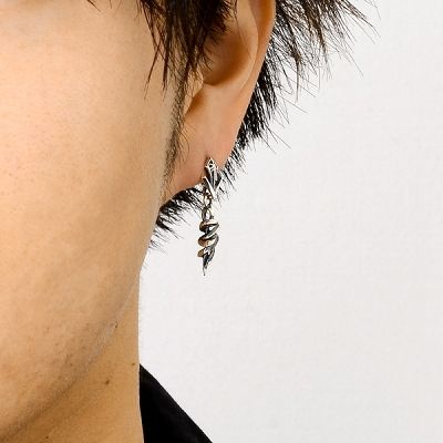 シルバースタッドピアス(片耳用)