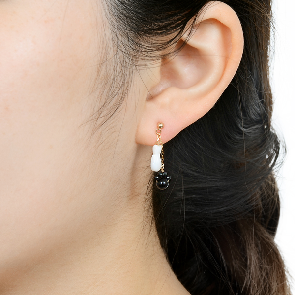 イエローゴールドピアス