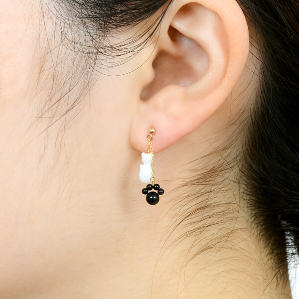 イエローゴールドピアス