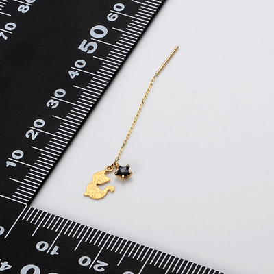 イエローゴールドピアス