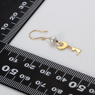 イエローゴールドピアス