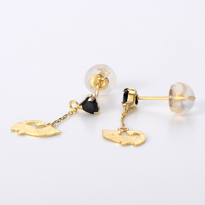 イエローゴールドピアス