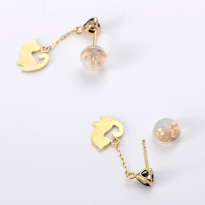 イエローゴールドピアス