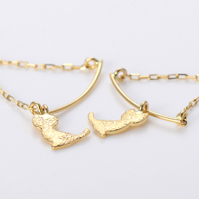 イエローゴールドピアス