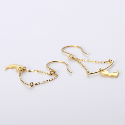 イエローゴールドピアス