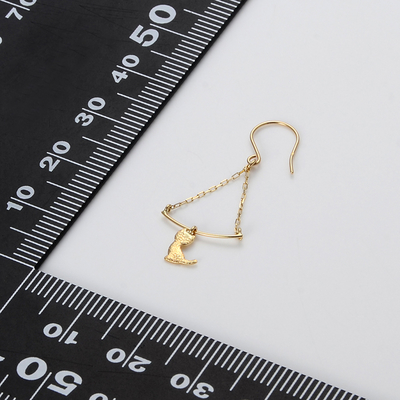 イエローゴールドピアス