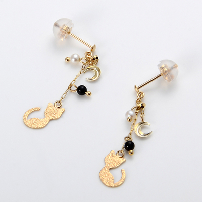 イエローゴールドピアス