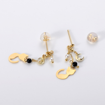 イエローゴールドピアス