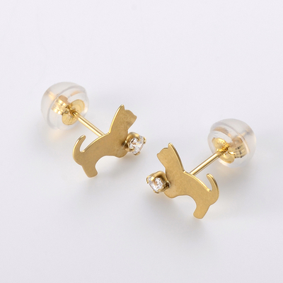 イエローゴールドピアス