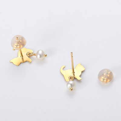 イエローゴールドピアス