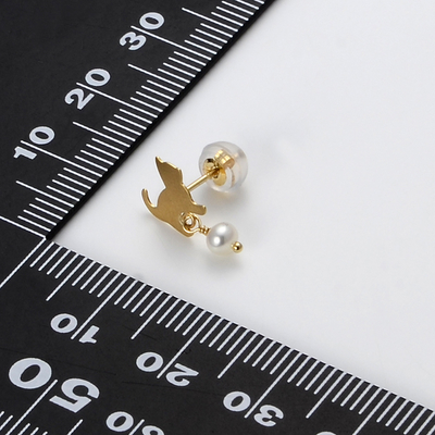 イエローゴールドピアス