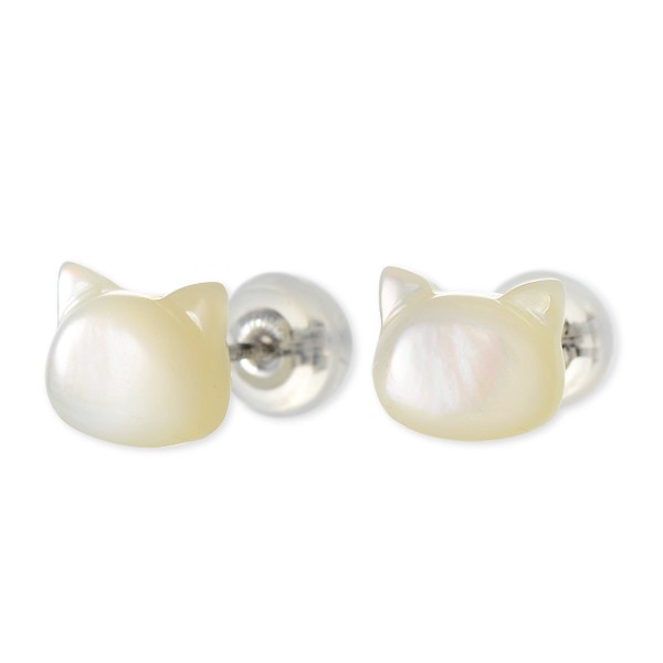 me. ホワイトゴールドピアス