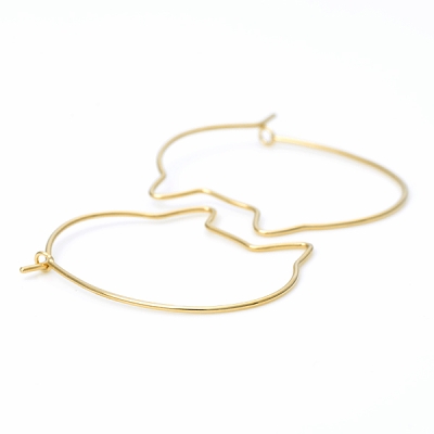 イエローゴールドピアス