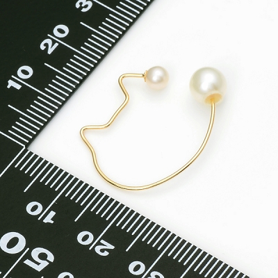 イエローゴールドピアス