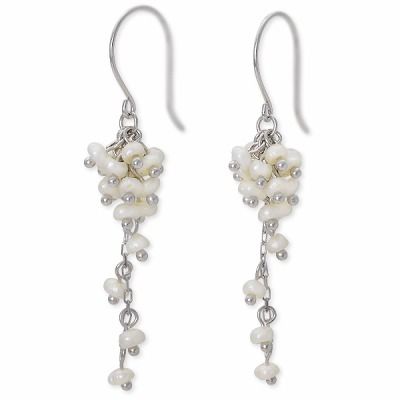 Pareage ホワイトゴールドフックピアス