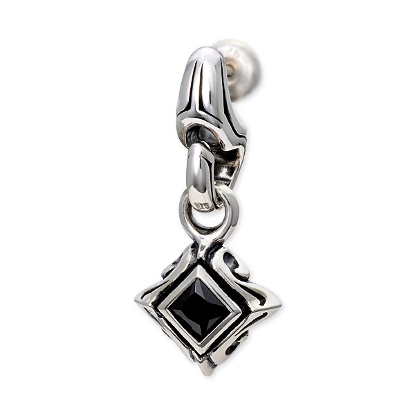 M'S COLLECTION シルバースタッドピアス(片耳用)