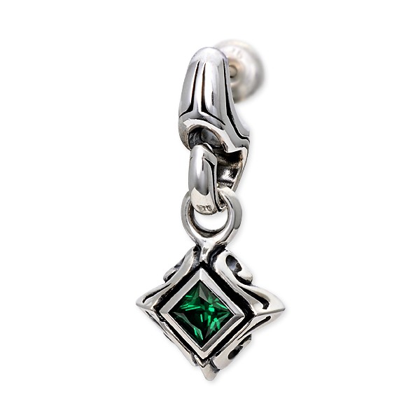 M'S COLLECTION シルバースタッドピアス(片耳用)