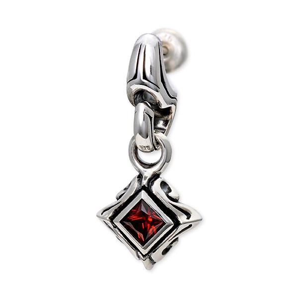 M'S COLLECTION シルバースタッドピアス(片耳用)