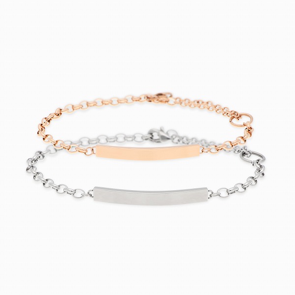 white clover ステンレスペアブレスレット